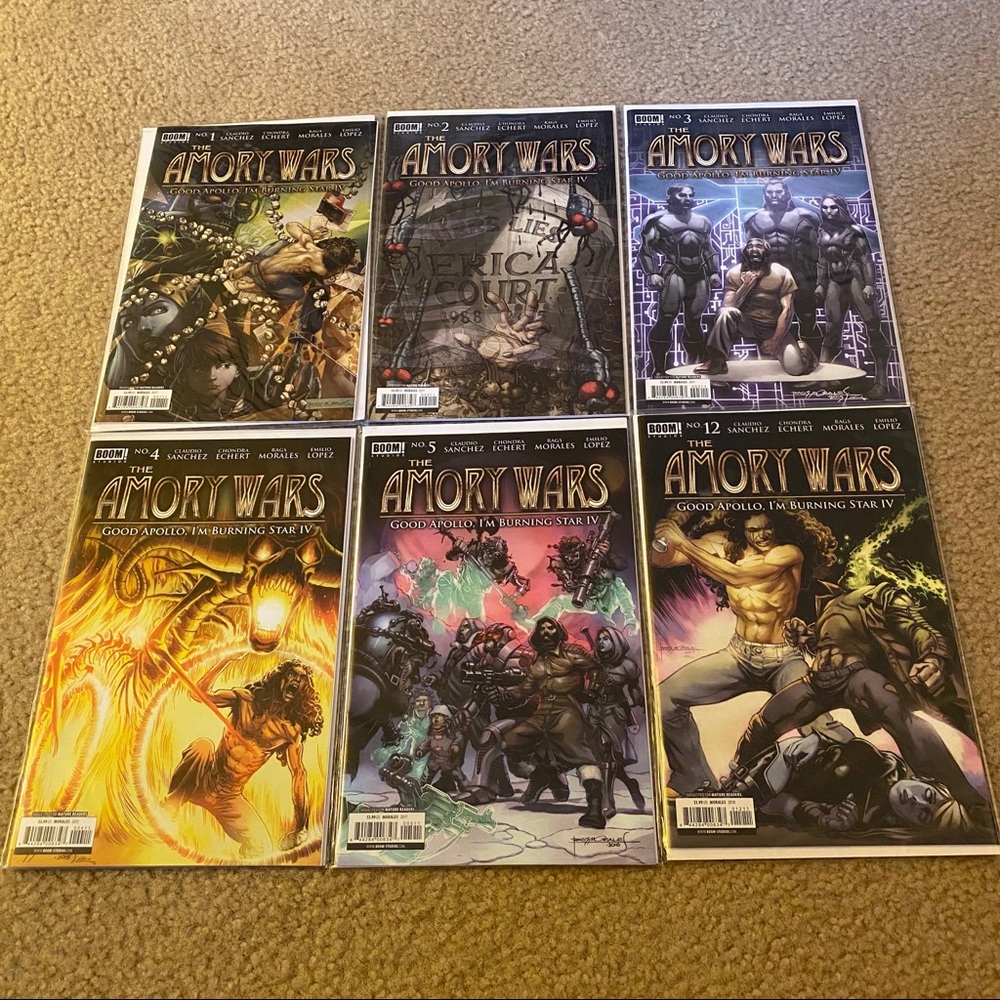 The Amory Wars: GABSIV: Comics 1-5 & 12 🖤
